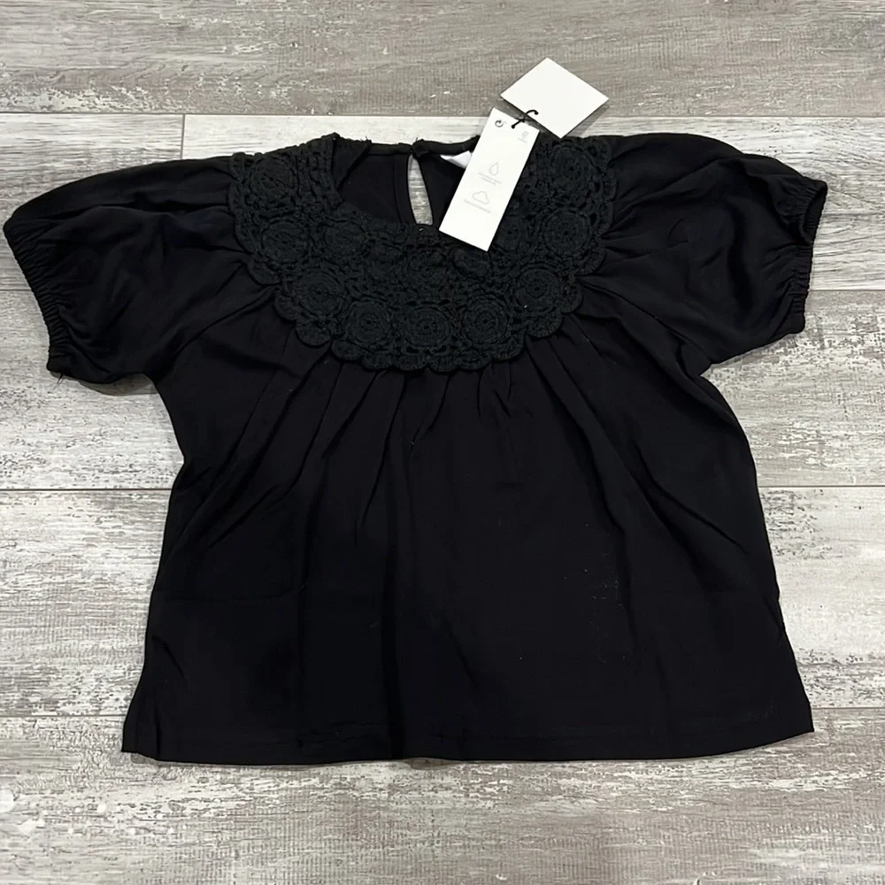 Zara Mixed Crochet Top